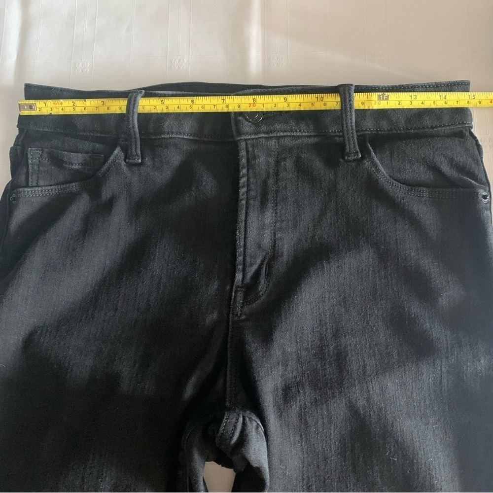 Old Navy Jeans Rockstar High-rise Super Skinny Built in Warm Back2School BLK 10 - Picture 10 of 14